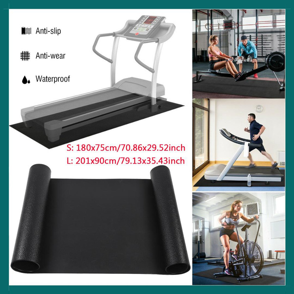 S/L Size Treadmill Mat PVC Gym Bike Fitness Equipment Floor Protector