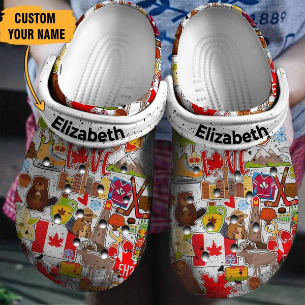 Uberettiget skjule form Canada Symbols NO NAME, NAME REMOVED Clogs Shoes Unisex Crocs Shoes Up To  30 cm EVA Foam | Wish
