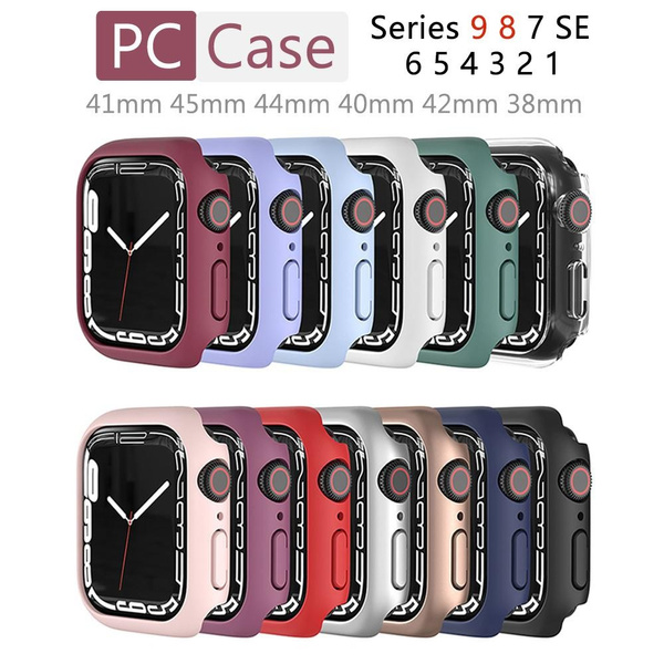 PC Case Cover for Apple Watch 7 SE 6 41mm 45mm 44mm 40mm 42mm 38mm