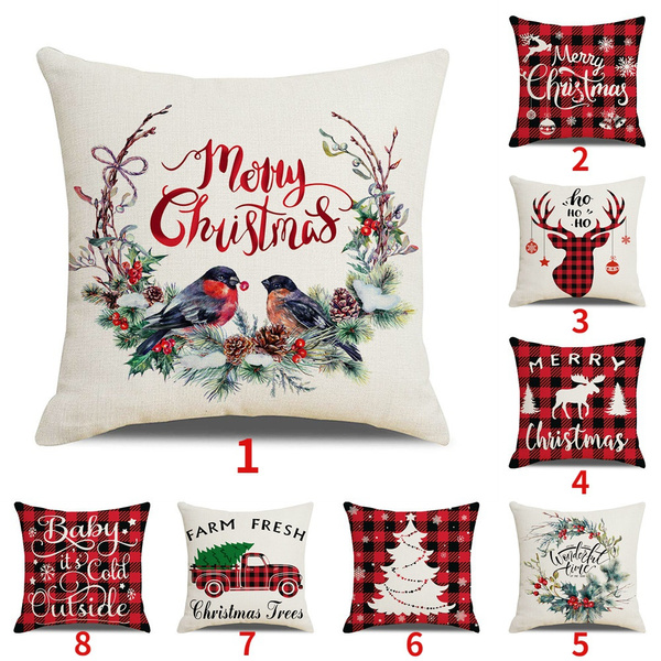 large christmas pillows