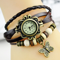 butterfly, wristwatches, quartz, Joias