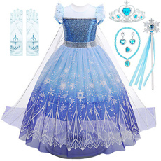 elsa dress, Baby Girl, princess dress, tullepartydre
