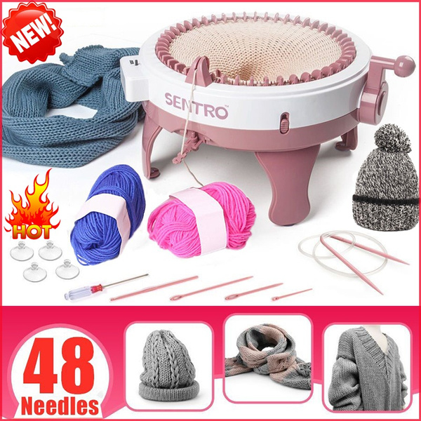 48 Needles Handmade Wool Knitting Machine Cylinder Wool Loom Hand