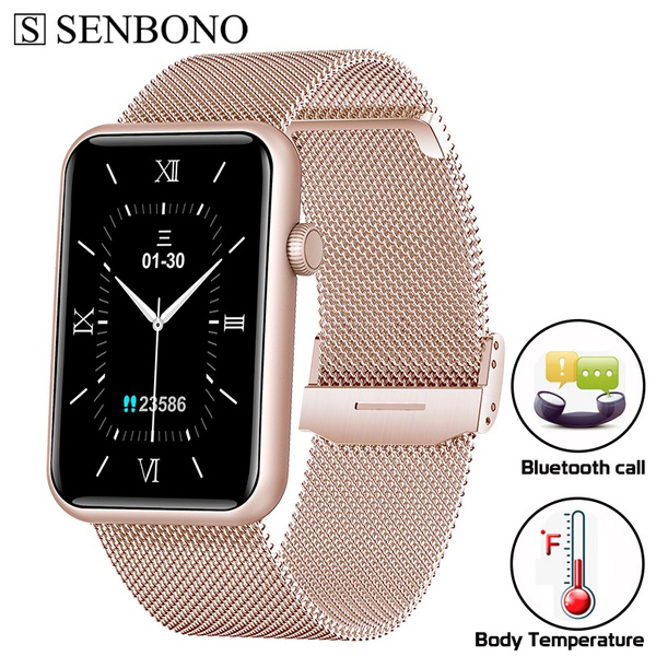 SENBONO Women's Smart Watch Bluetooth Calling SmartWatch Music Playback ...