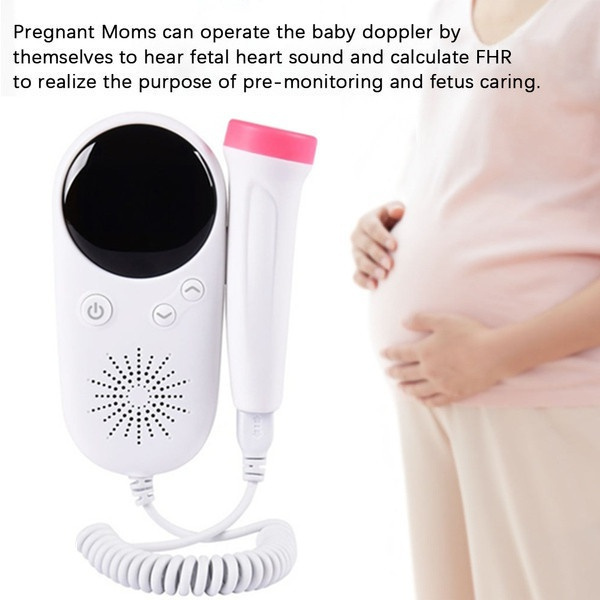 Home Hospital Fetal Doppler Pocket Baby Heart Monitor Fetal Heartbeat  Doppler For Pregnancy