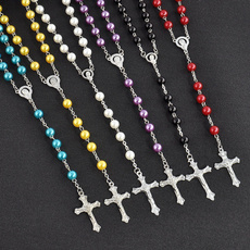 rosary, Ladies Fashion, Cross Pendant, Jewelry