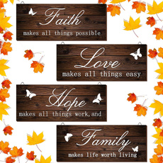 hangingsign, woodenplaque, Plaques & Signs, Love