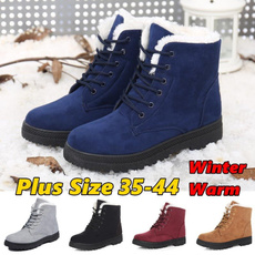 ankle boots, Plus Size, Winter, Shoes