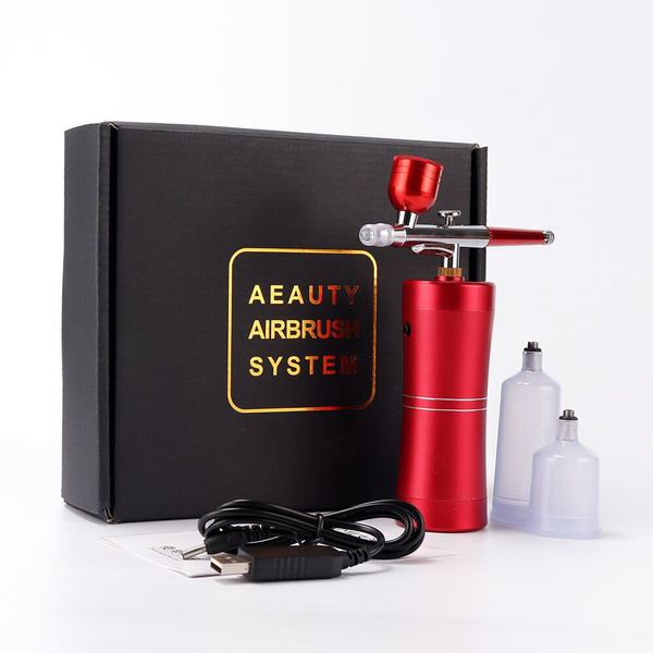 0.4mm Nozzle Single Action Airbrush with Compressor Kit Air-Brush