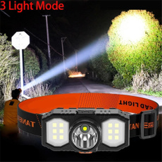 LED Headlights, duallightsourcerechargeableheadlight, portable, usbrechargeable