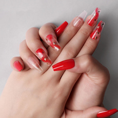 nail decoration, acrylic nails, nail tips, Beauty
