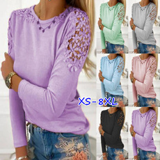 Tops & Tees, Plus size top, Lace, Long Sleeve