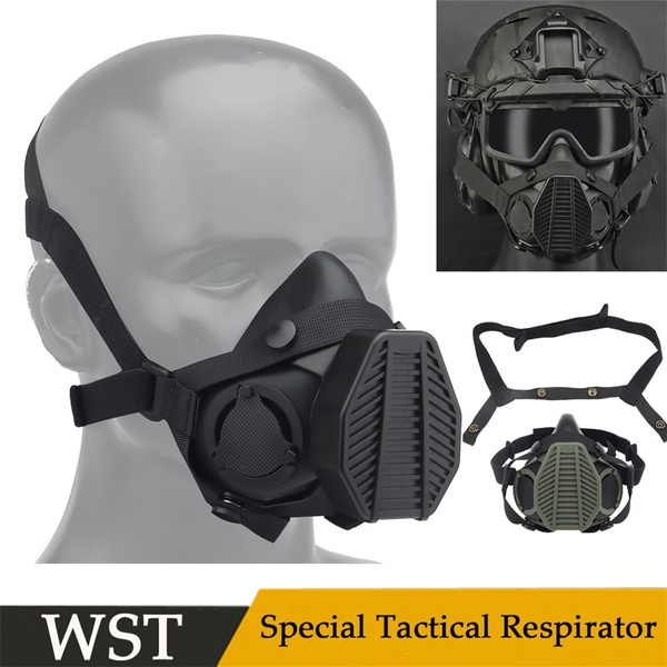 Details about   Protective Outdoor Military Half Face Mask Tactical CS Camouflage CP Airsoft US 