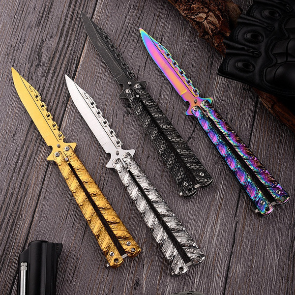 Butterfly Knife Training Knife Swing Knife Exercises Folding Knife