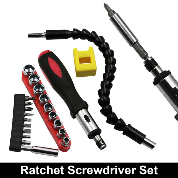 Flexible Screwdriver Set Shaft Bits Socket Screwdriver Extension Bar