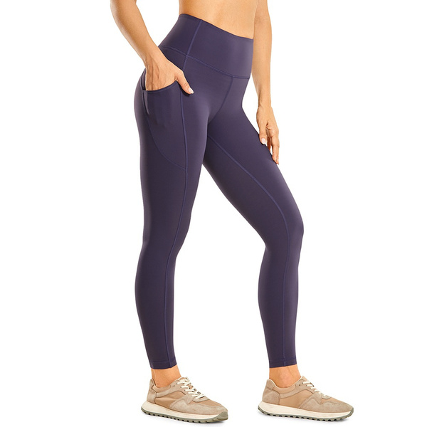 Purple Legging Women's High Waist Yoga Pant Workout Leggings Soft