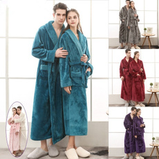 Fleece, Fashion, winterpajamaset, Cotton Bathrobe