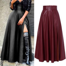 long skirt, Plus Size, Umbrella, long dress