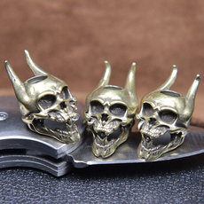Brass, Goth, devils, skull