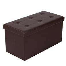 leatherstool, Storage Box, footstool, leather