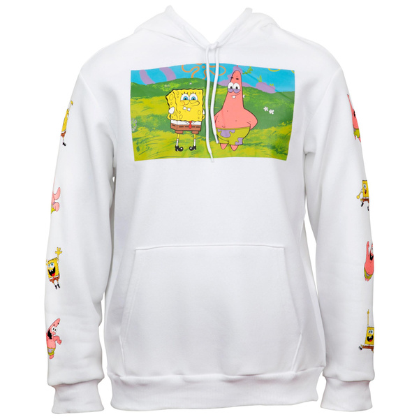 SpongeBob SquarePants and Patrick Hoodie With Sleeve Prints