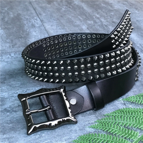 Men's Luxury Leather Belt, Fashion Leather Waist Belt For Men