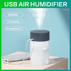 carairpurifier, Mini, usbairhumidifier, lights