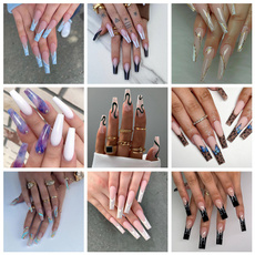 butterfly, nail decoration, Fake Nails, nail tips