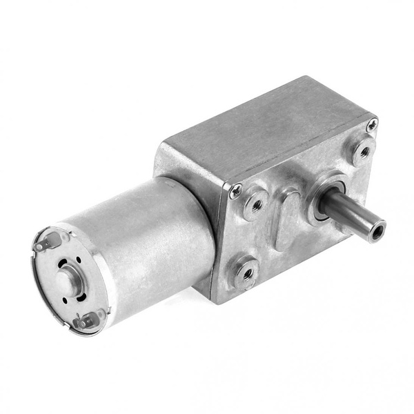 Motore DC 12V Con Riduttore Worm – Bassa Velocità (10 Giri), Coppia Alta 1 N.m – Ideale Per Elettrodomestici E Progetti - Foto 3