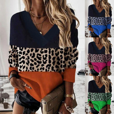 knitpullover, pullover sweater, leopard print, Leopard
