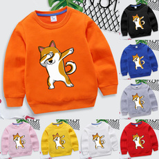 corgidogsweatshirt, autumnwinter, childrensweatshirt, Dogs