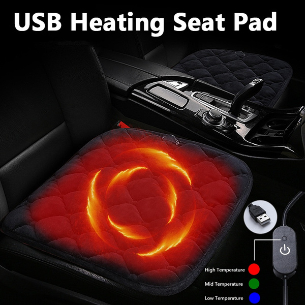 12V Electric Heating Car Seat Pad Winter Warm Cushion Car Warmer Pad Universal Heated Seat Pad