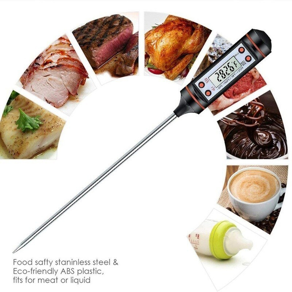Electronic Digital Food Thermometer for Cake Candy Fry BBQ Food