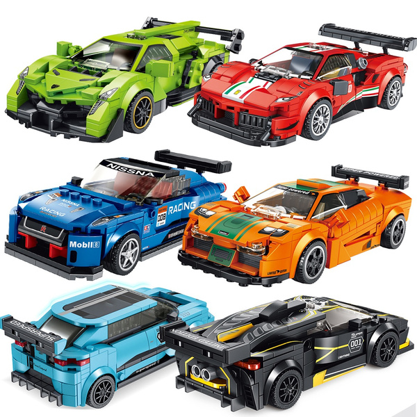 350pcs New City Super Racers Model Building Block Toys Racing Car Model ...