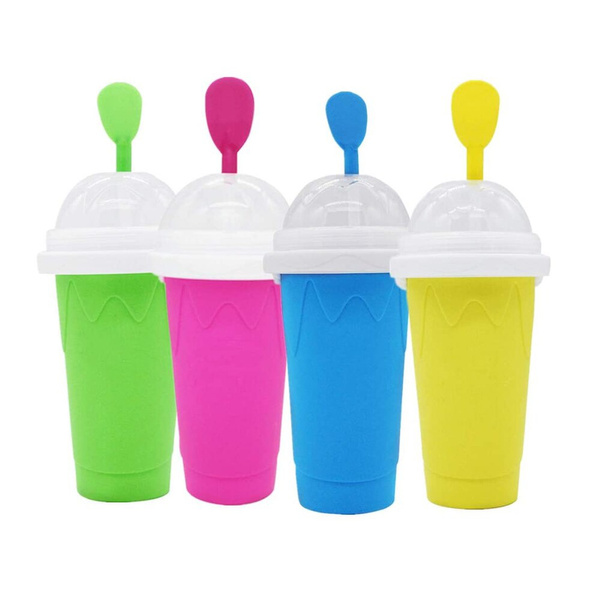 Homemade Ice Cream Cup Smoothie Cup Is Pinched Into An Ice Cup Travel  Portable Child A Double-Layer Creative Sand Ice Cup