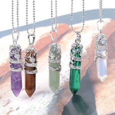 Sterling, Chain Necklace, quartz, Jewelry