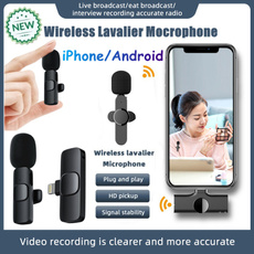 Microphone, videorecording, Mobile, wirelesslavaliermicrophone