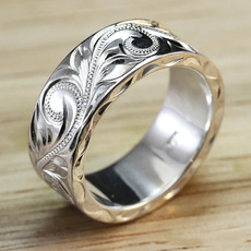 Christmas, Women's Fashion & Accessories, wedding ring, carved