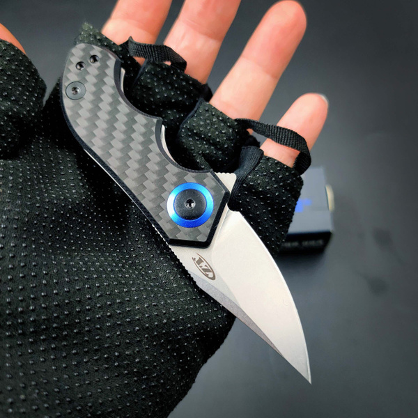 EDC Mini Zero Tolerance ZT0022 Hinderer Slicer Flipper Tactical Folding ...