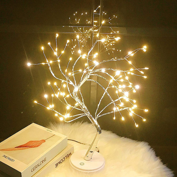 Artificial Light Tree Lamp LED Tabletop Bonsai Tree Light Decor