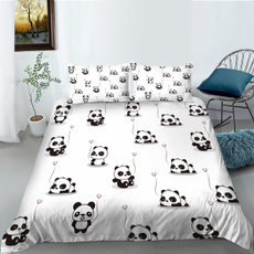 Home textile, lovelycartoonpandaprinted, Design, Beds