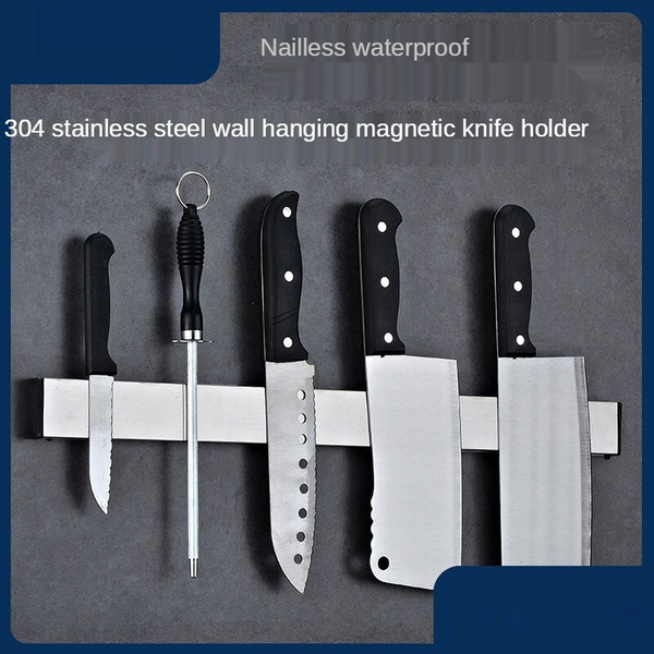 Stainless Steel Knife Stand Strip Organizer Strong Magnetic Knife