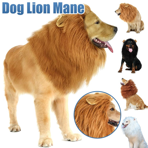 Dog Lion Mane - Realistic & Funny Lion Mane for Dogs