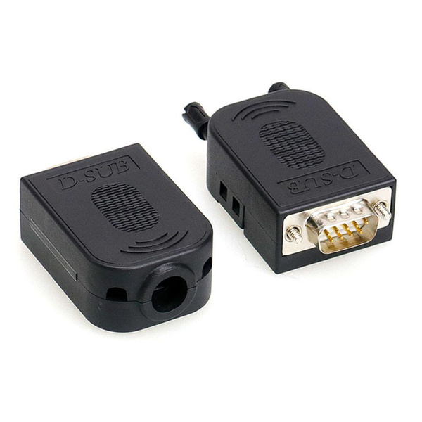 Electrical Row Male Plug Terminals DSUB Screw DB9 Connector Breakout