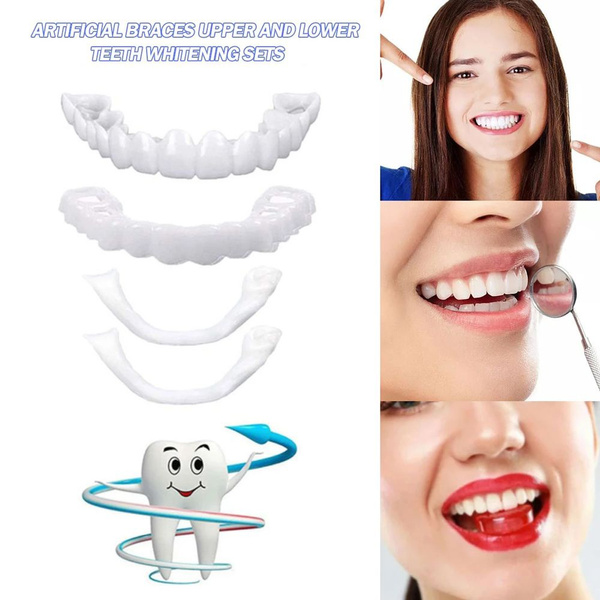 White Perfect Smile Cosmetic Dental Tool Orthodontic Braces Temporary ...