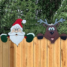 fencebanner, Outdoor, Home Decor, Santa Claus