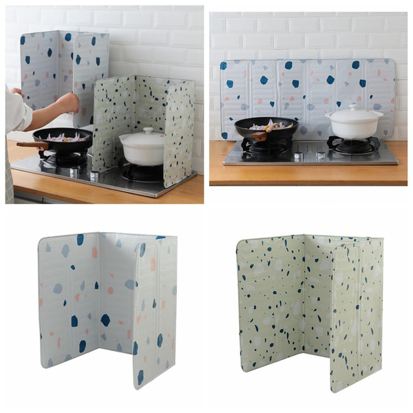 Oil Splash Kitchen Anti Splatter Shield Guard, Gasfornuis Olie Screen Board Koken Frituren Oliebestendig Splash Keukengerei Tool (Afmeting: 45 * 40 * 40 CM