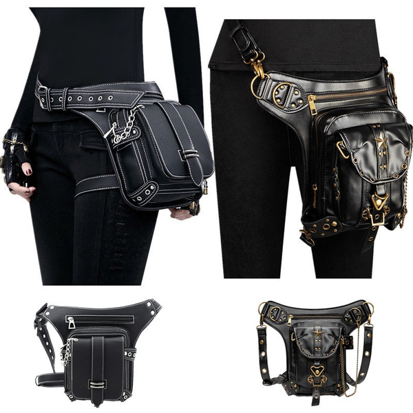 Steampunk Mercenary Harness Bag | RQ-BL SPM034 – OtherWorld Fashion