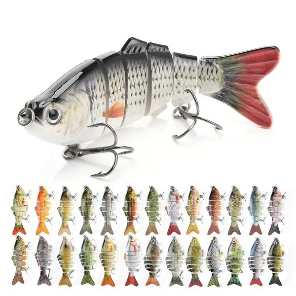 9.8in Multi-Jointed Swimbait Fishing Lure - 8 Segment Slow Sink Bait For Bass, Pike, Big Fish