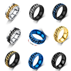 Steel, Couple Rings, Fashion, Jewelry